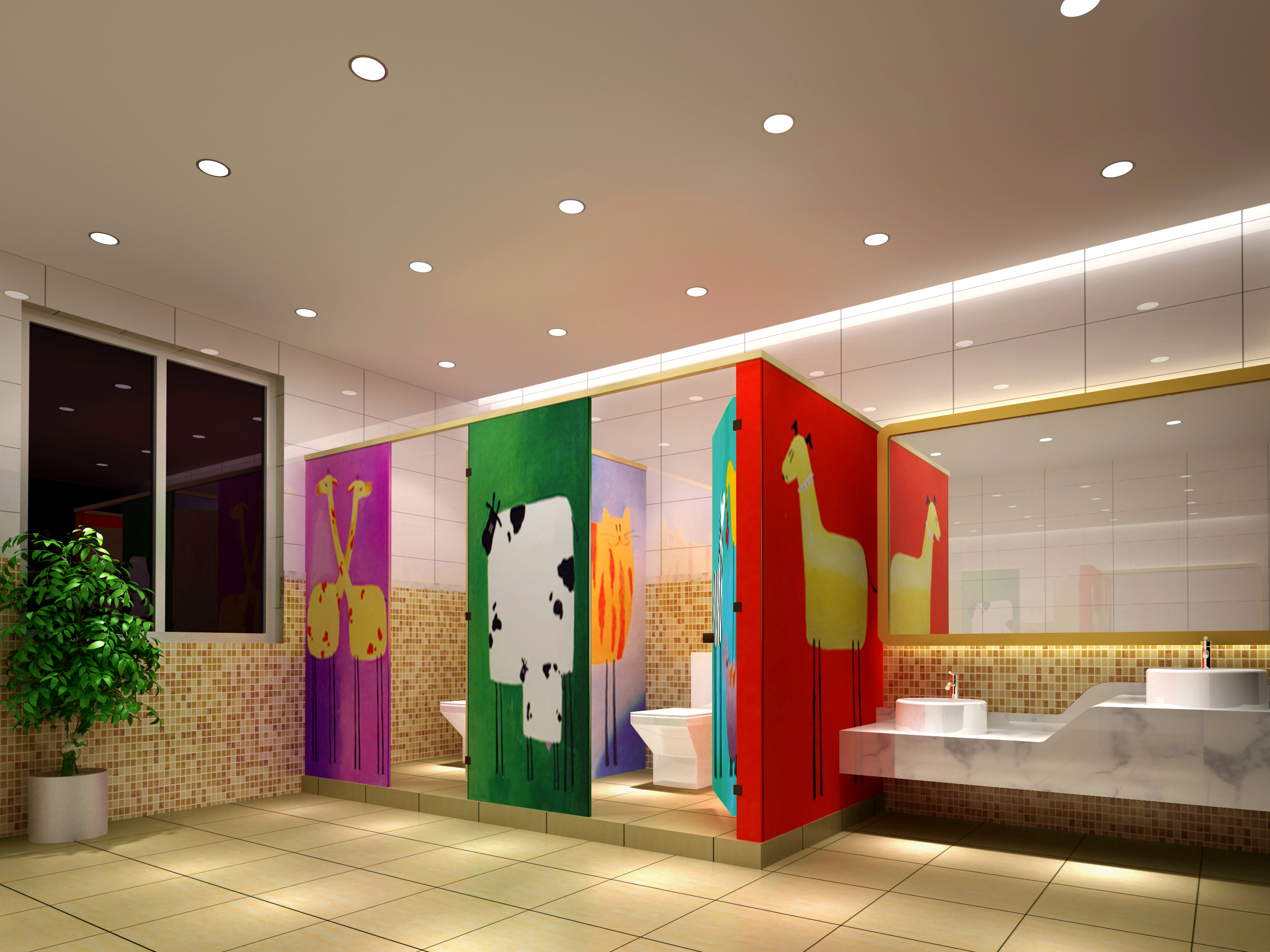 [施工图]全国知名英语培训机构广州总部培训点